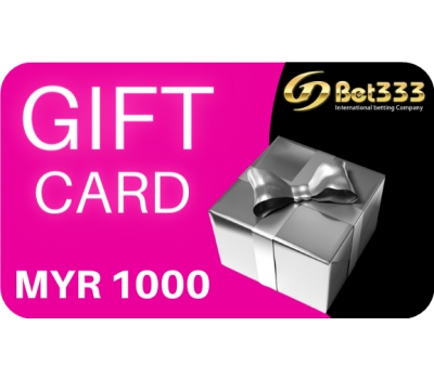 GDBET333 Gift Card MYR 1000  (MY ONLY)